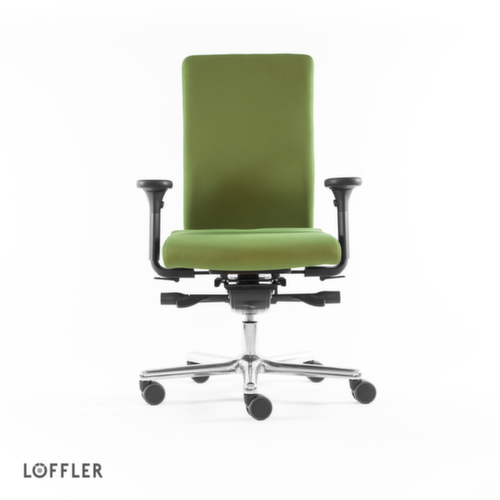 Löffler Bürodrehstuhl mit Taschenfederkern-Sitz, grün Standard 2 L