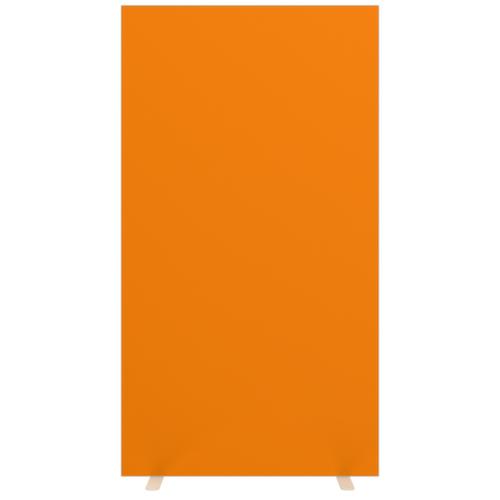 Paperflow Trennwand mit beidseitigem Stoffbezug, Höhe x Breite 1740 x 940 mm, Wand orange Standard 1 L