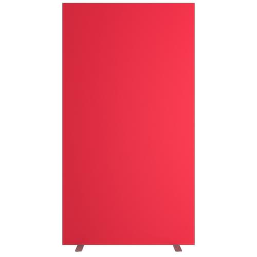 Paperflow Trennwand mit beidseitigem Stoffbezug, Höhe x Breite 1740 x 940 mm, Wand rot Standard 1 L