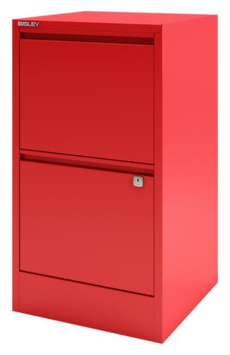 Bisley Hängeregistraturschrank Home Filer, 2 Auszüge, kardinalrot/kardinalrot Standard 3 L