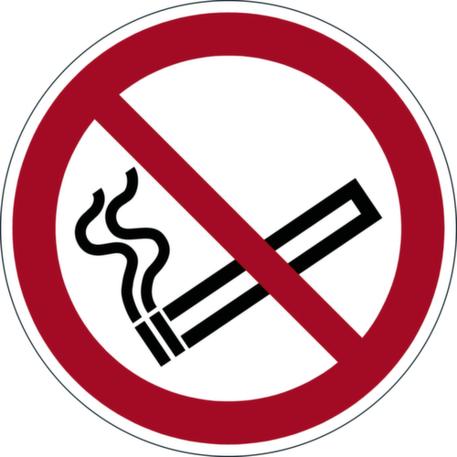 Durable Verbotsschild Rauchen verboten, Bodenaufkleber, rutschhemmend Standard 1 L