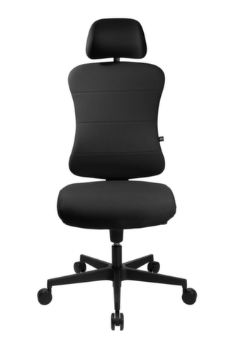Topstar Bürodrehstuhl Art Comfort mit Kopfstütze, schwarz Standard 5 L