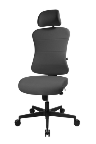 Topstar Bürodrehstuhl Art Comfort mit Kopfstütze, anthrazit Standard 6 L