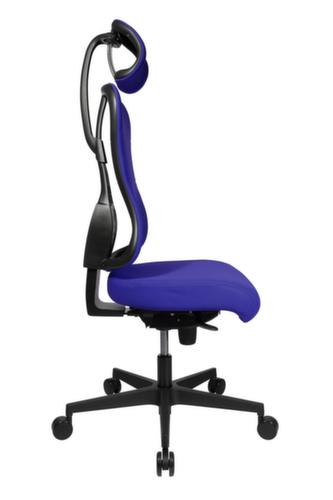 Topstar Bürodrehstuhl Art Comfort mit Kopfstütze, royalblau Standard 2 L