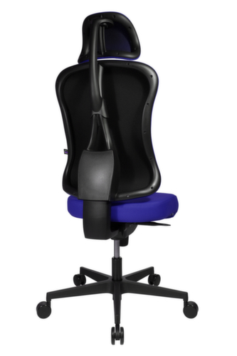 Topstar Bürodrehstuhl Art Comfort mit Kopfstütze, royalblau Standard 3 L