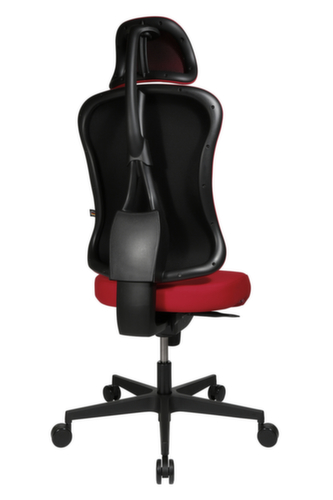 Topstar Bürodrehstuhl Art Comfort mit Kopfstütze, rot Standard 3 L