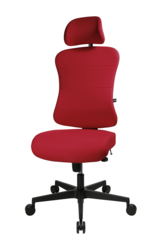 Topstar Bürodrehstuhl Art Comfort mit Kopfstütze, rot Standard 6 L