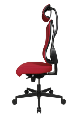Topstar Bürodrehstuhl Art Comfort mit Kopfstütze, rot Standard 7 L