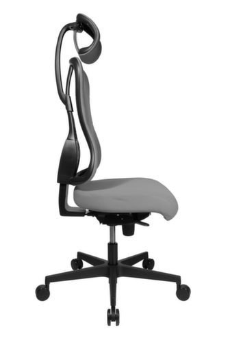 Topstar Bürodrehstuhl Art Comfort mit Kopfstütze, grau Standard 2 L