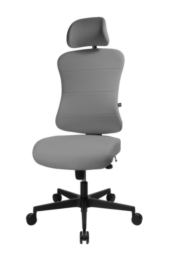Topstar Bürodrehstuhl Art Comfort mit Kopfstütze, grau Standard 6 L