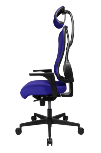 Topstar Bürodrehstuhl Art Comfort mit Kopfstütze, royalblau Standard 7 L