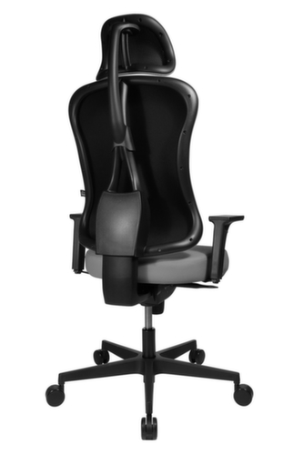 Topstar Bürodrehstuhl Art Comfort mit Kopfstütze, grau Standard 3 L