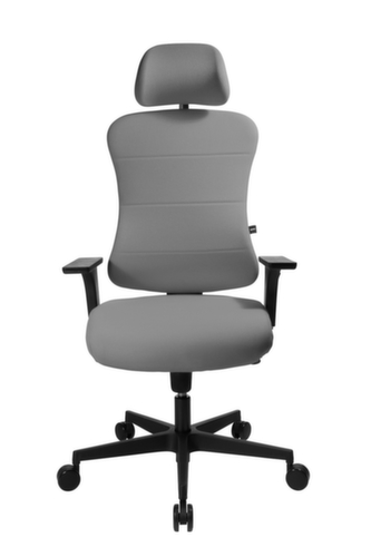 Topstar Bürodrehstuhl Art Comfort mit Kopfstütze, grau Standard 5 L