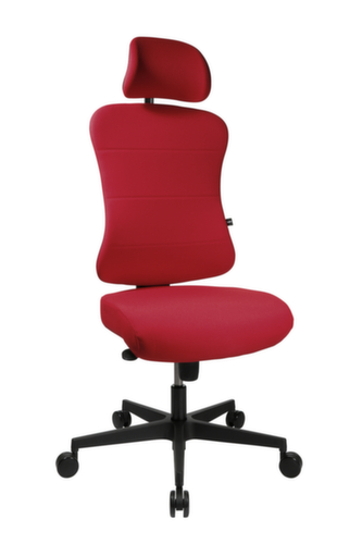 Topstar Bürodrehstuhl Art Comfort mit Kopfstütze, rot Standard 8 L