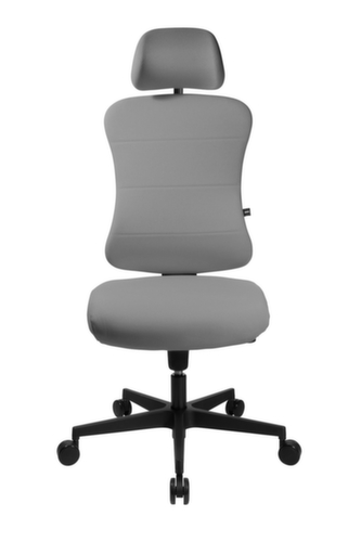 Topstar Bürodrehstuhl Art Comfort mit Kopfstütze, grau Standard 12 L