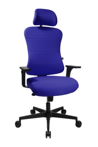 Topstar Bürodrehstuhl Art Comfort mit Kopfstütze, royalblau Standard 8 L