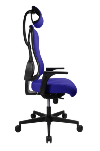 Topstar Bürodrehstuhl Art Comfort mit Kopfstütze, royalblau Standard 9 L