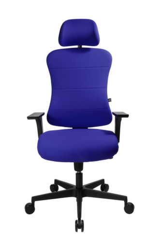 Topstar Bürodrehstuhl Art Comfort mit Kopfstütze, royalblau Standard 12 L