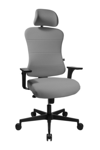 Topstar Bürodrehstuhl Art Comfort mit Kopfstütze, grau Standard 8 L