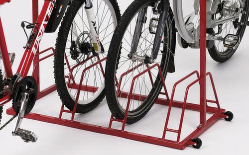 Fahrradständer EW 7004 mit Werbefläche Detail 2 L
