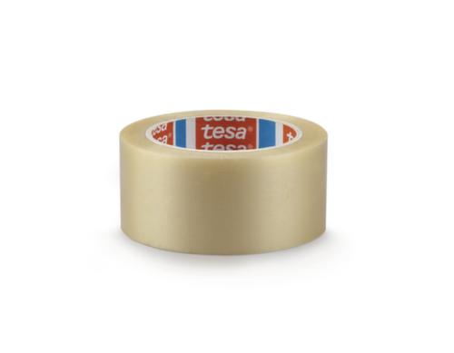 tesa PVC-Packband 4100 für Pakete bis 35 kg, Länge x Breite 66 m x 50 mm Standard 3 L