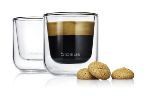 Blomus Tassen-Set NERO, 2 Gläser ohne Henkel Standard 1 L