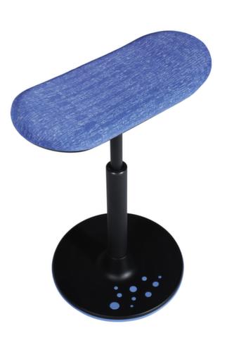 Topstar Sitz-/Stehhilfe Sitness H2 mit Skateboard-Sitz, Sitzhöhe 570 - 770 mm, Sitz blau Standard 2 L