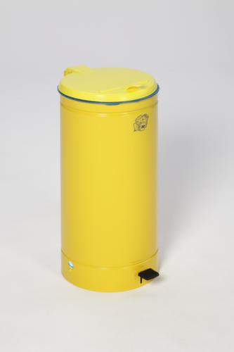 Wertstoffsammler Euro-Pedal für 70-Liter-Säcke, 70 l, RAL1023 Verkehrsgelb, Deckel gelb Standard 1 L