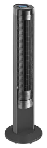 Towerventilator Airos Big Pin II mit Fernbedienung, schwarz
