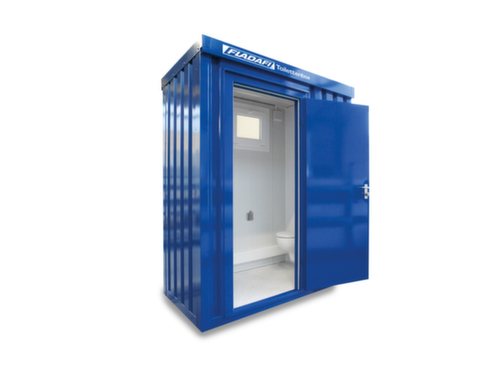 Säbu Toilettencontainer FLADAFI® 2.1, Höhe x Breite x Tiefe 2500 x 2100 x 1140 mm