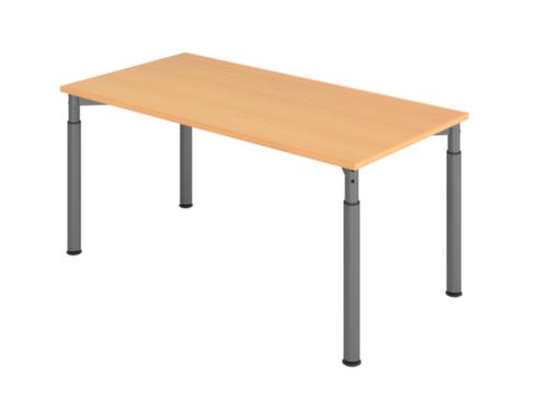 Schreibtisch 9Y mit 4-Fußgestell Standard 1 L