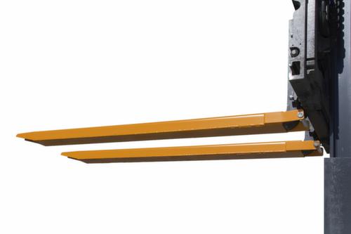 Bauer Gabelverlängerung mit geschlossener Unterseite, RAL7021 Schwarzgrau, für Zinkenquerschnitt Höhe x Breite 50 x 150 mm Detail 2 L