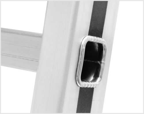 Hymer Mehrzweckleiter mit Smart-Base®-Traverse, 3 x 8 rutschsicher profilierte Sprossen Detail 7 L