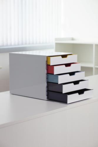Durable Schubladenbox VARICOLOR® MIX in weiß, für DIN A4/DIN C4/Folio Milieu 1 L