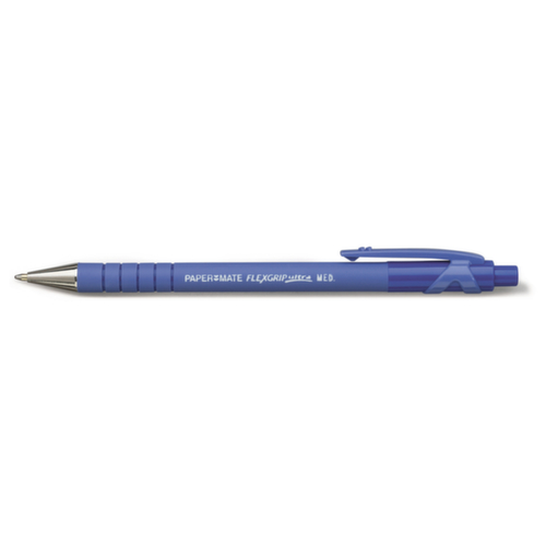 PAPERMATE Kugelschreiber Flexigrip Ultra, Schriftfarbe blau, Schaft blau Standard 1 L