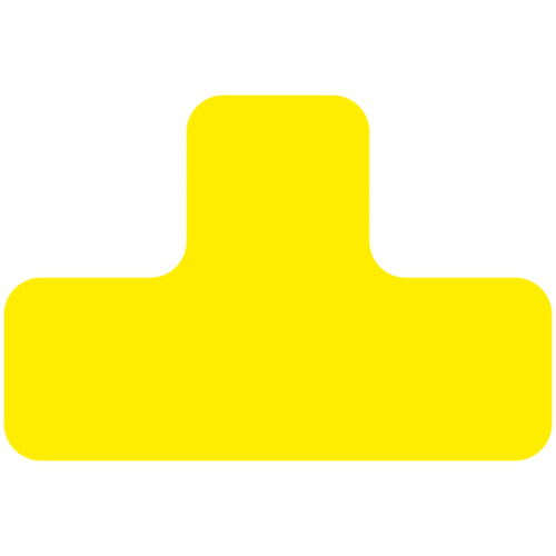 EICHNER Klebesymbol, T-Form, gelb Standard 1 L