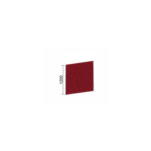 Gera Schallabsorbierende Stellwand Pro, Höhe x Breite 1800 x 1200 mm, Wand rot