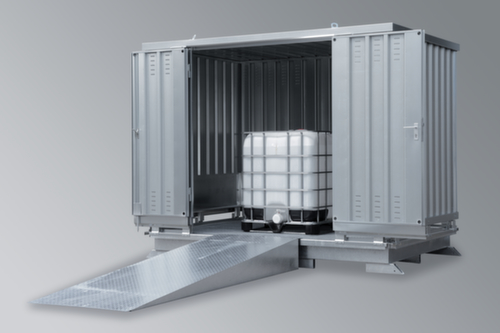 Lacont Gefahrstoff-Container fertig montiert, Lagerung passiv, Breite x Tiefe 3075 2075 mm
