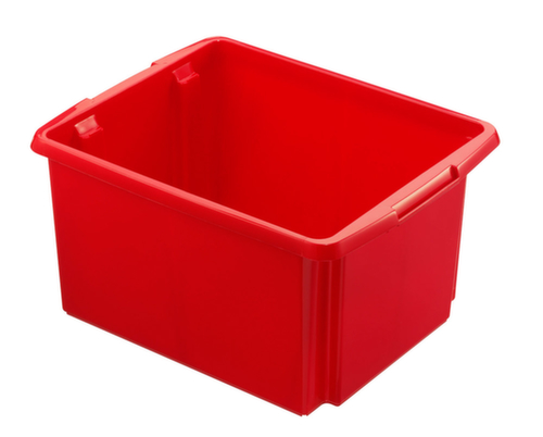 10-teiliges Drehstapelbehälter-Set, rot, Inhalt 32 l Detail 1 L