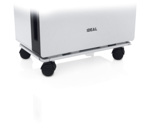 IDEAL Health Rollwagen für Luftreiniger, Stahl hellgrau Standard 2 L