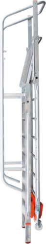 Krause Fahrbare Plattformleiter STABILO® Professional Vario kompakt, 9 Riffelblechstufe(n) Standard 3 L