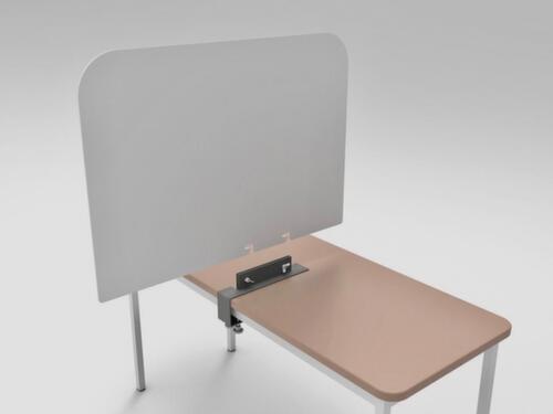 Hygieneschutzwand zur Tischmontage, Höhe x Breite 600 x 800 mm Standard 2 L