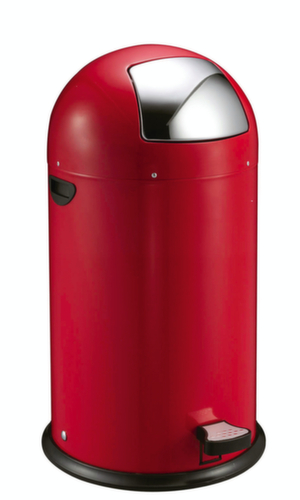 Feuersicherer Abfallbehälter EKO Kickcan, 40 l, rot Standard 1 L