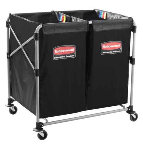 Rubbermaid Wäschesack X-Cart für klappbaren Wäschewagen für Wäschewagen, Inhalt 150 l Milieu 2 L