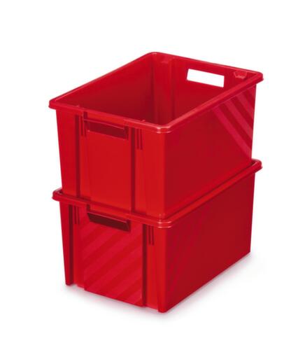 Drehstapelbehälter, rot, Inhalt 18 l Standard 1 L