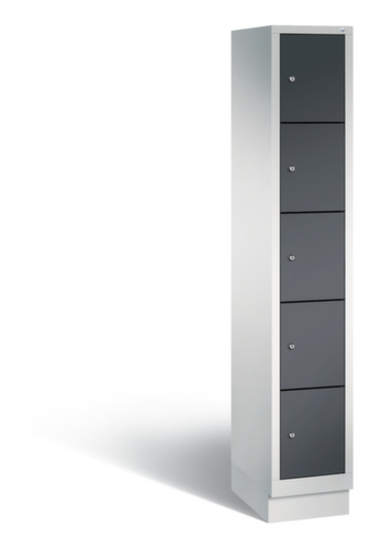 C+P Schließfachschrank Classic, 5 Fächer