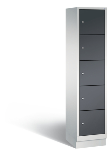 C+P Schließfachschrank Classic, 5 Fächer