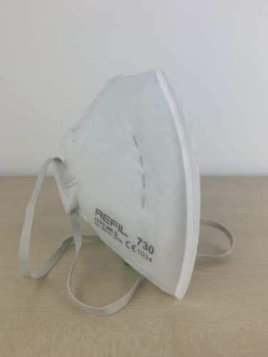 Nitras Protect Atemschutz-Faltmaske 730 zertifiziert nach EN 149, FFP2 NR D Standard 8 L