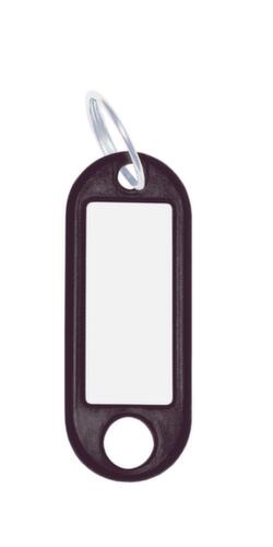 WEDO Schlüsselanhänger mit Ring, schwarz Standard 1 L