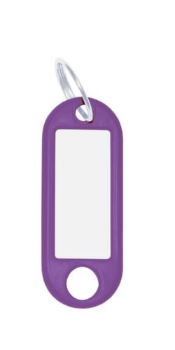 WEDO Schlüsselanhänger mit Ring, violett Standard 1 L
